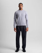 Wool-Blend Crewneck - Grey