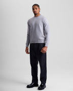 Wool-Blend Crewneck - Grey