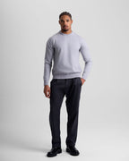 Wool-Blend Crewneck - Grey