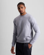 Wool-Blend Crewneck - Grey