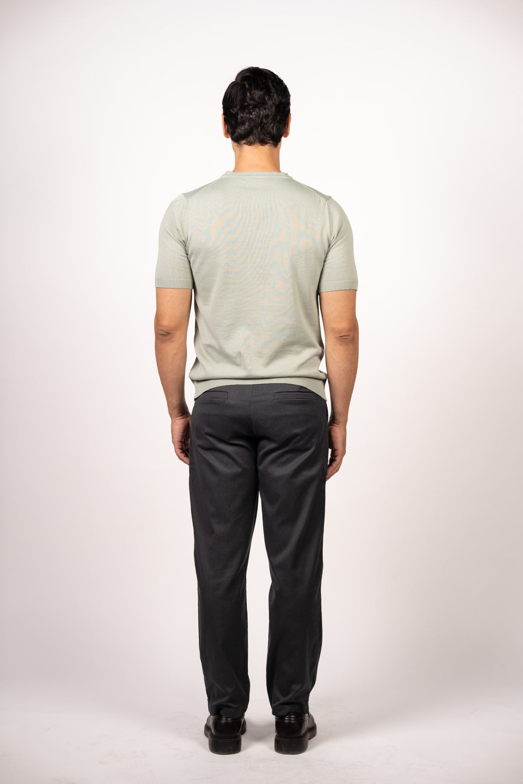 Basic Knitted Crewneck-Mint