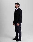 Textured Wool Jacket - Black