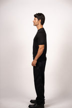 Basic Knitted Crewneck-Black