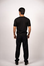Basic Knitted Crewneck-Black