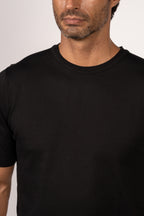 Basic Knitted Crewneck-Black
