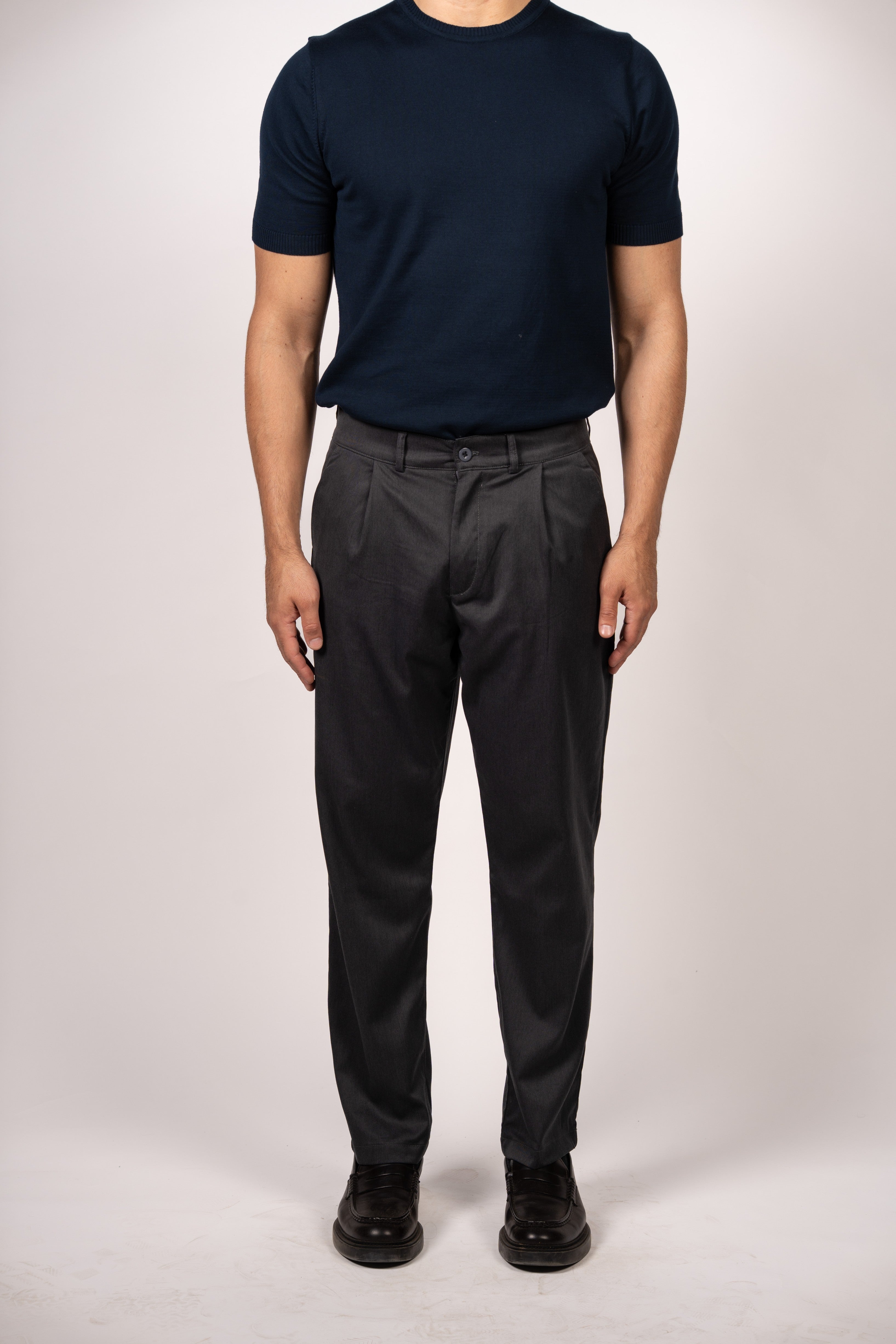 Tailored Pants-Grey